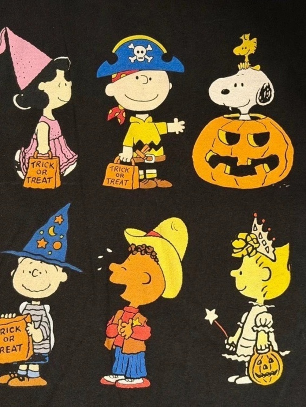 Gildan Peanuts Halloween graphic tee Halloween Graphic Tee Black XL